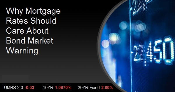 Why Mortgage Rates Should Care About Bond Market Warning