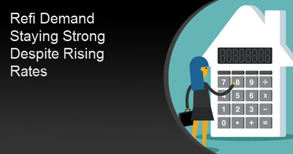 Refi Demand Staying Strong Despite Rising Rates