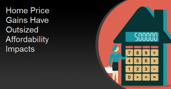 Home Price Gains Have Outsized Affordability Impacts