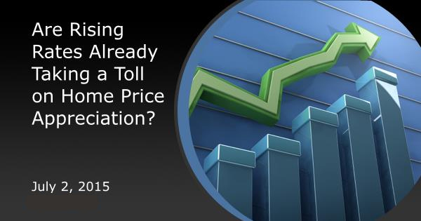 Are Rising Rates Already Taking a Toll on Home Price Appreciation?