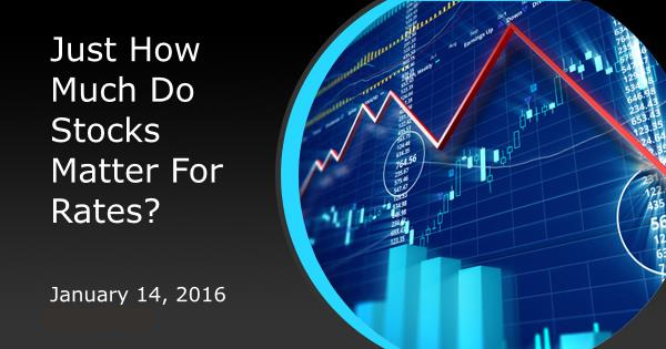 Just How Much Do Stocks Matter For Rates?