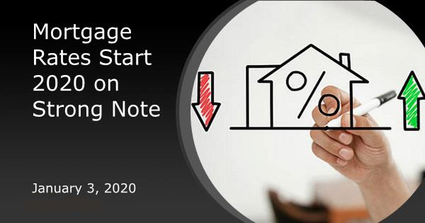Mortgage Rates Start 2020 on Strong Note