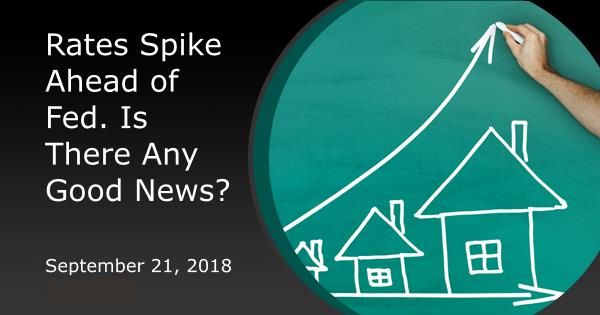 Rates Spike Ahead of Fed. Is There Any Good News?