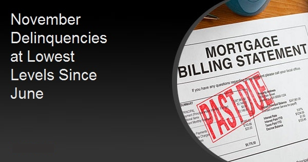 November Delinquencies at Lowest Levels Since June