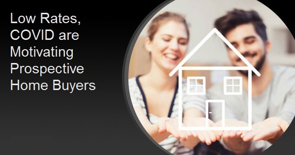 Low Rates, COVID are Motivating Prospective Home Buyers