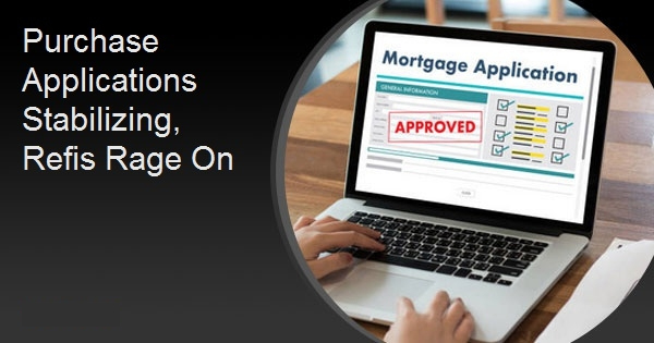Purchase Applications Stabilizing, Refis Rage On