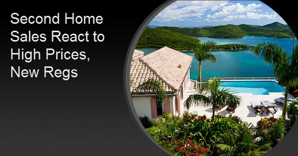 Second Home Sales React to High Prices, New Regs