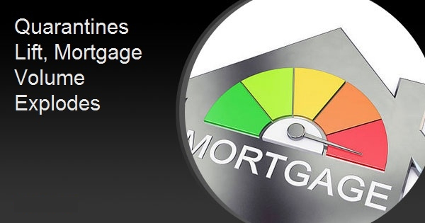 Quarantines Lift, Mortgage Volume Explodes