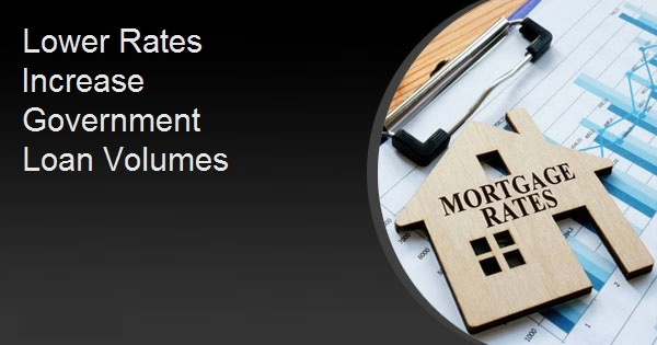 Lower Rates Increase Government Loan Volumes