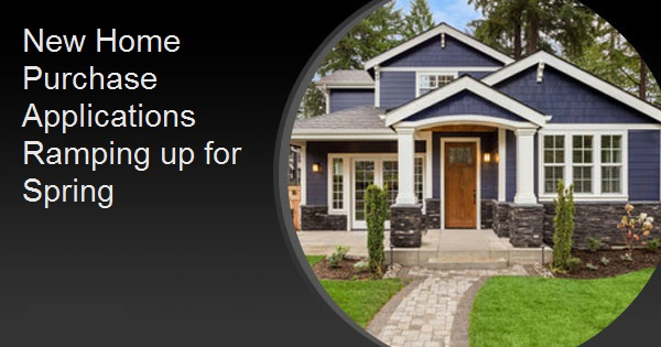 New Home Purchase Applications Ramping up for Spring
